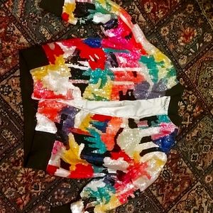 Vintage sequins bomber